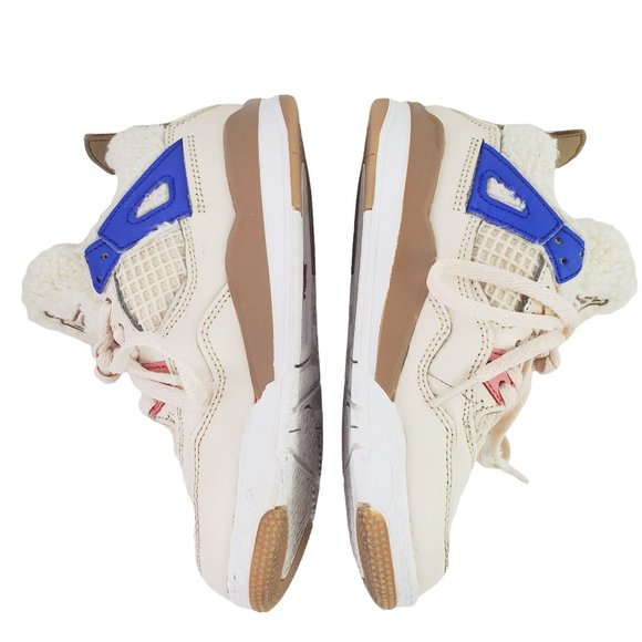 Jordan 4 Retro “Where the Wild Things Are” Pearl White/Dark Driftwood, Sz 13C - Picture 6 of 12